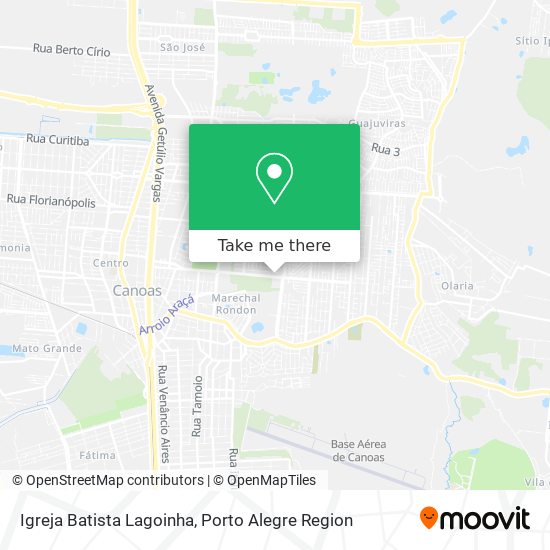 Mapa Igreja Batista Lagoinha