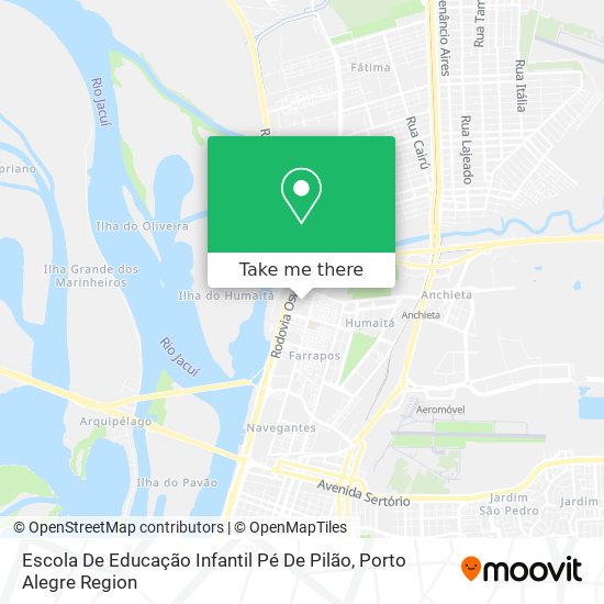 Mapa Escola De Educação Infantil Pé De Pilão