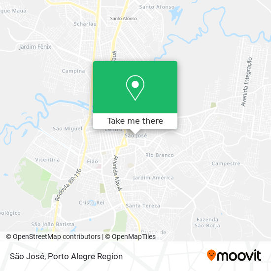 São José map