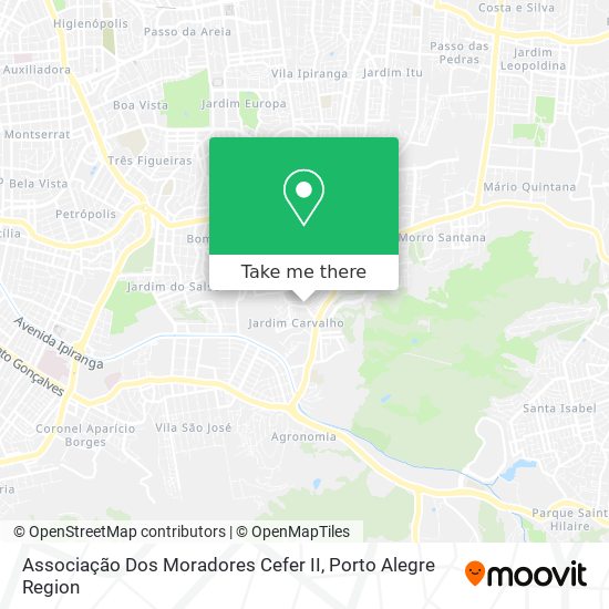 Associação Dos Moradores Cefer II map