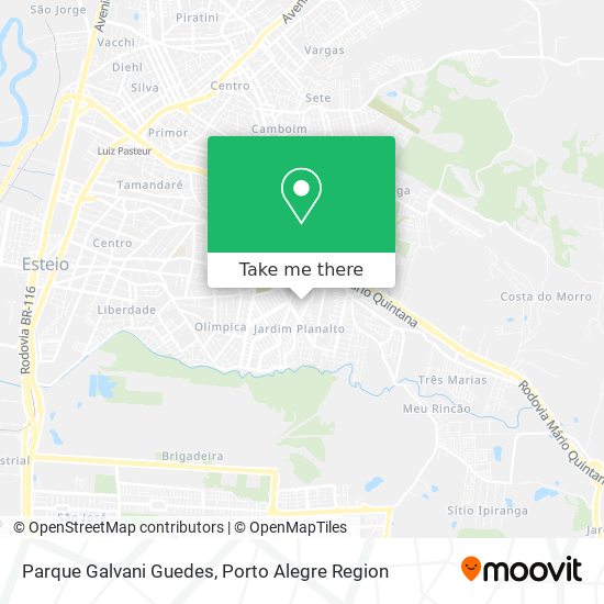 Parque Galvani Guedes map