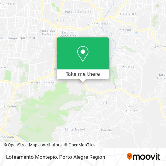 Loteamento Montepio map