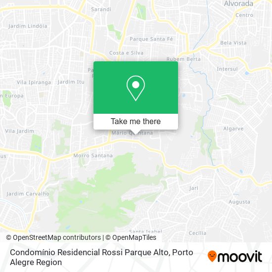 Mapa Condomínio Residencial Rossi Parque Alto