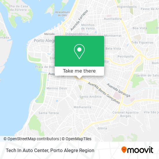 Tech In Auto Center map