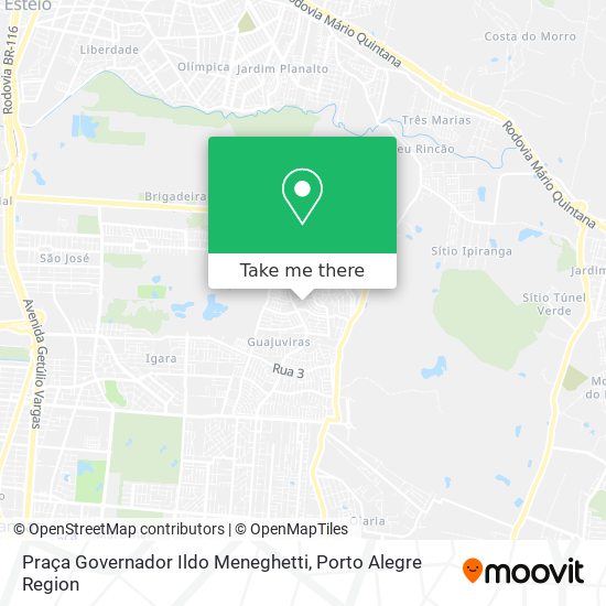 Praça Governador Ildo Meneghetti map