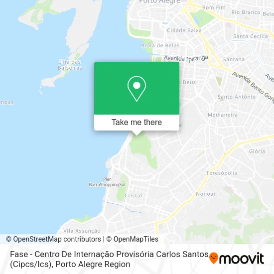 Mapa Fase - Centro De Internação Provisória Carlos Santos (Cipcs / Ics)