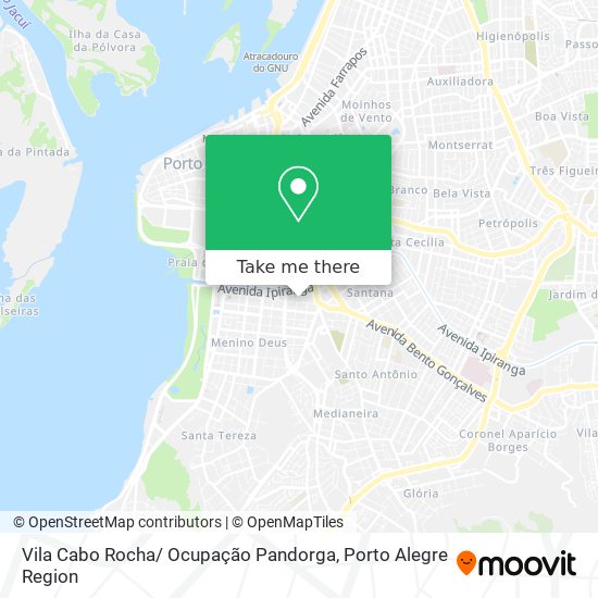 Vila Cabo Rocha/ Ocupação Pandorga map