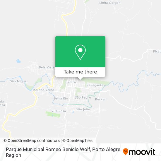 Parque Municipal Romeo Benício Wolf map