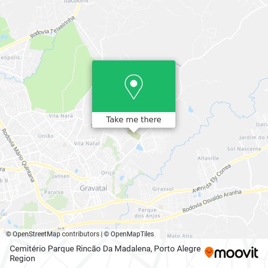 Cemitério Parque Rincão Da Madalena map