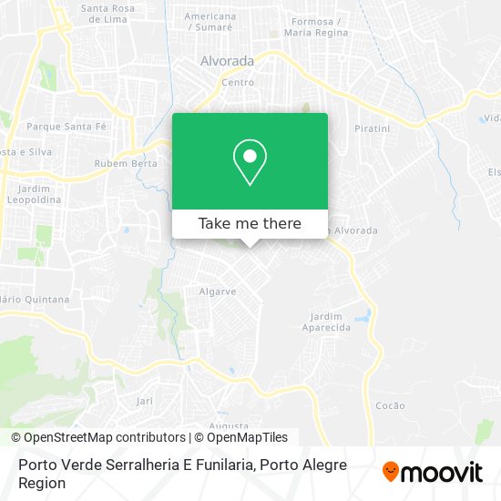 Porto Verde Serralheria E Funilaria map