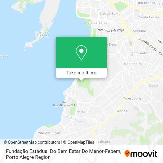 Mapa Fundação Estadual Do Bem Estar Do Menor-Febem