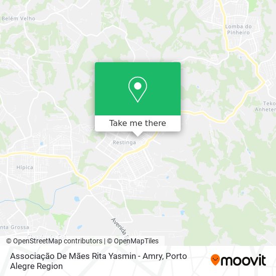 Mapa Associação De Mães Rita Yasmin - Amry