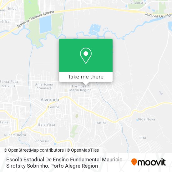 Escola Estadual De Ensino Fundamental Mauricio Sirotsky Sobrinho map
