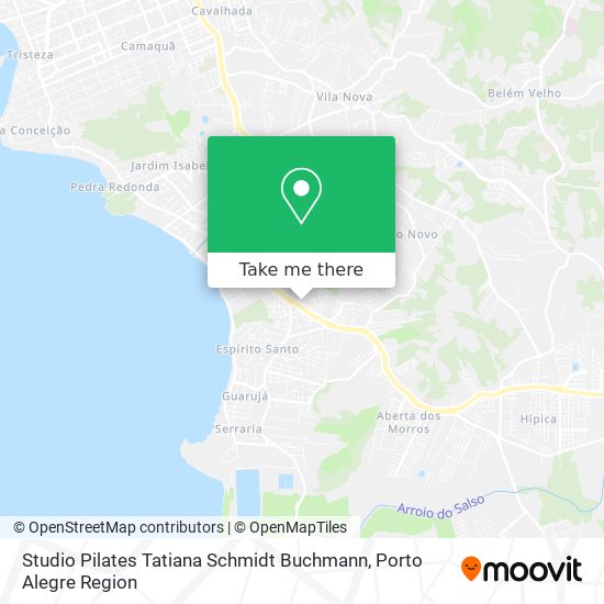 Mapa Studio Pilates Tatiana Schmidt Buchmann