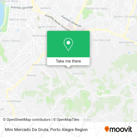 Mini Mercado Da Gruta map