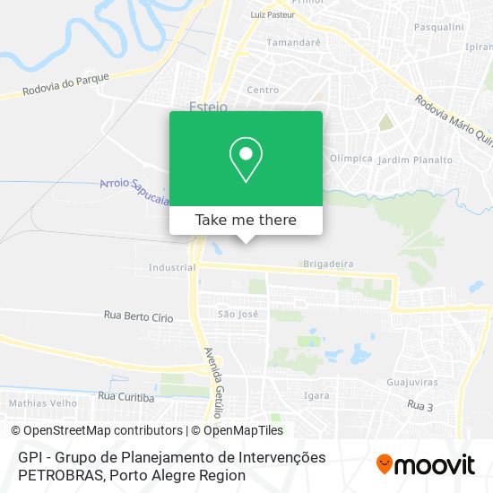 GPI - Grupo de Planejamento de Intervenções PETROBRAS map
