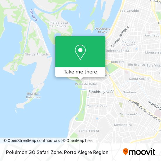 Pokémon GO Safari Zone map