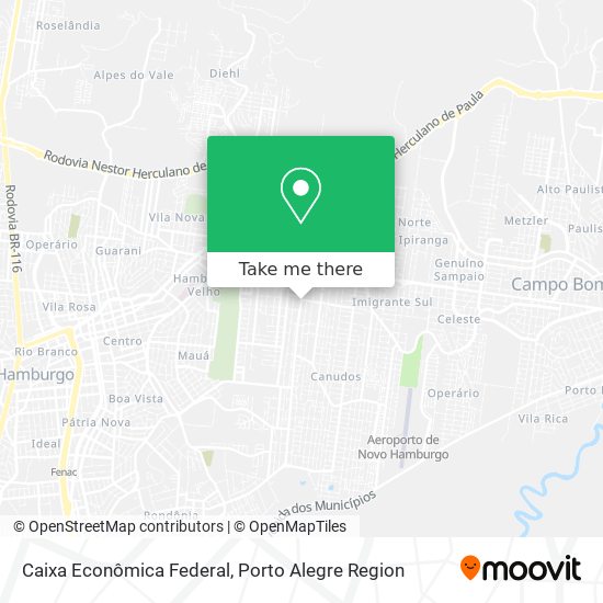 Caixa Econômica Federal map