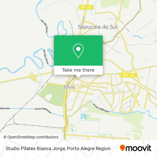 Studio Pilates Bianca Jorge map