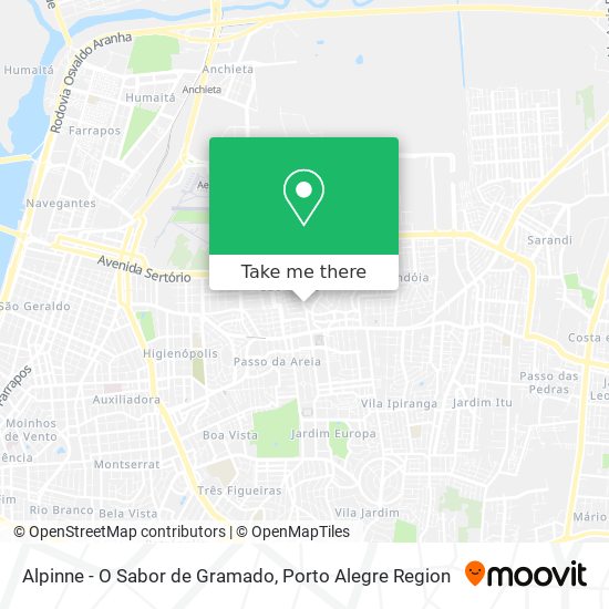 Alpinne - O Sabor de Gramado map