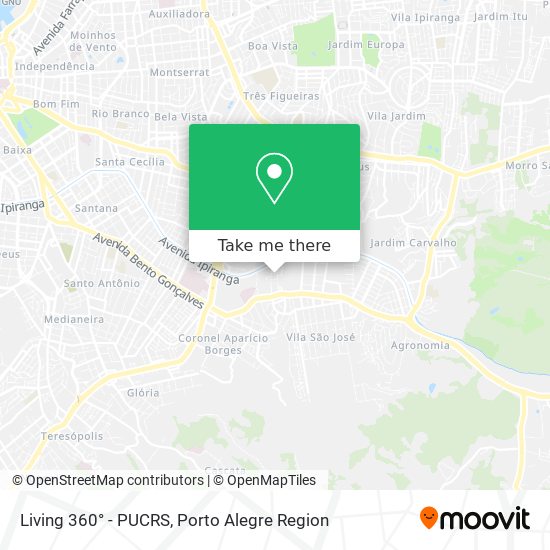 Living 360° - PUCRS map