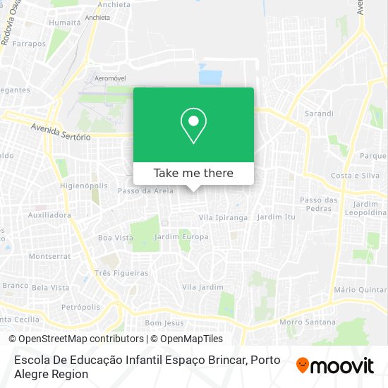 Mapa Escola De Educação Infantil Espaço Brincar