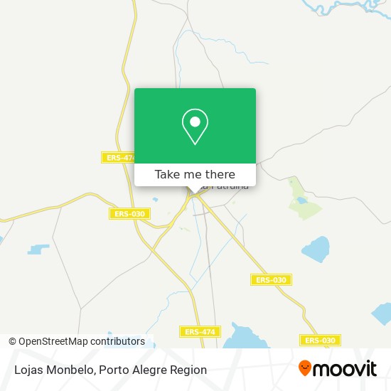 Lojas Monbelo map