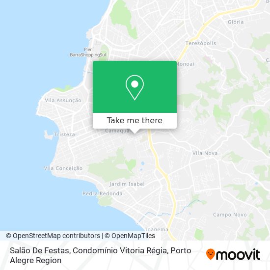 Salão De Festas, Condomínio Vitoria Régia map