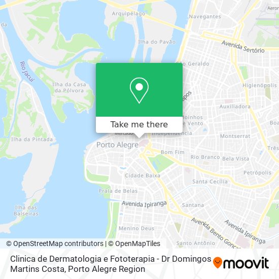 Mapa Clinica de Dermatologia e Fototerapia - Dr Domingos Martins Costa
