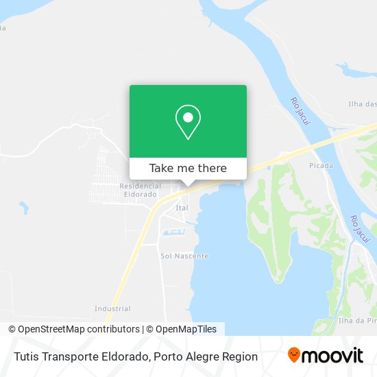 Tutis Transporte Eldorado map