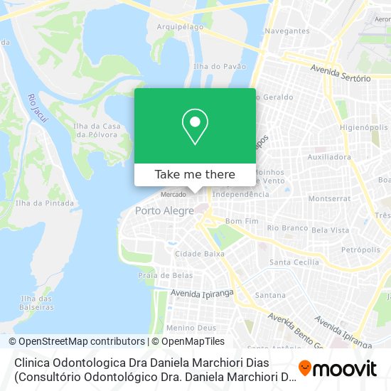 Clinica Odontologica Dra Daniela Marchiori Dias map