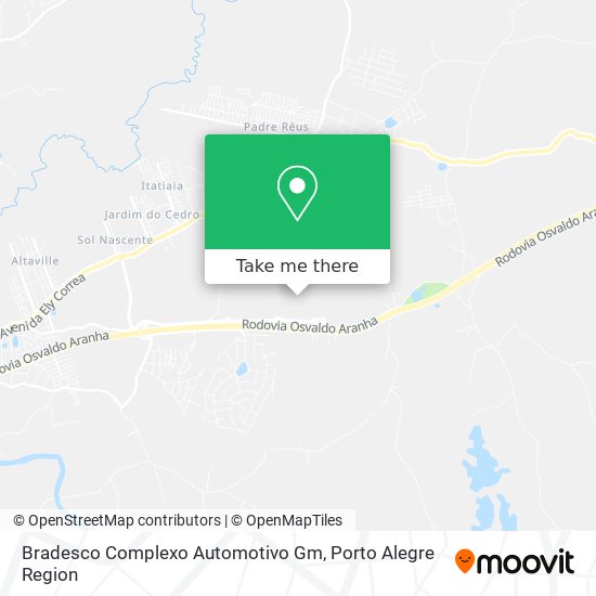 Bradesco Complexo Automotivo Gm map