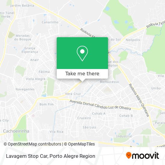 Lavagem Stop Car map