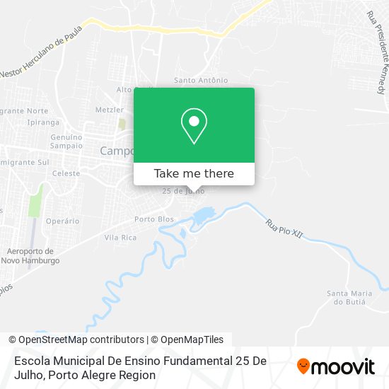 Escola Municipal De Ensino Fundamental 25 De Julho map