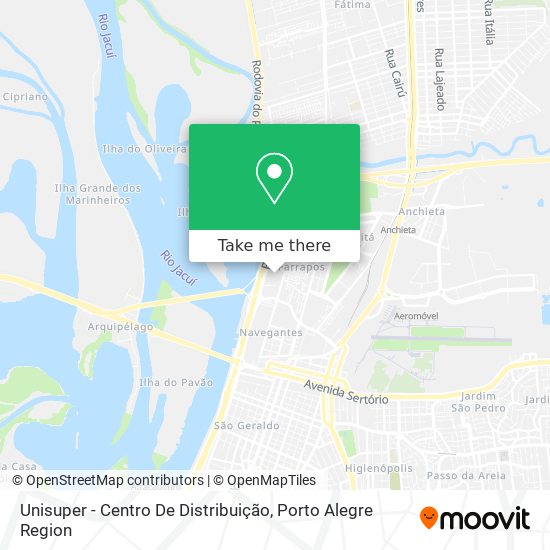 Unisuper - Centro De Distribuição map