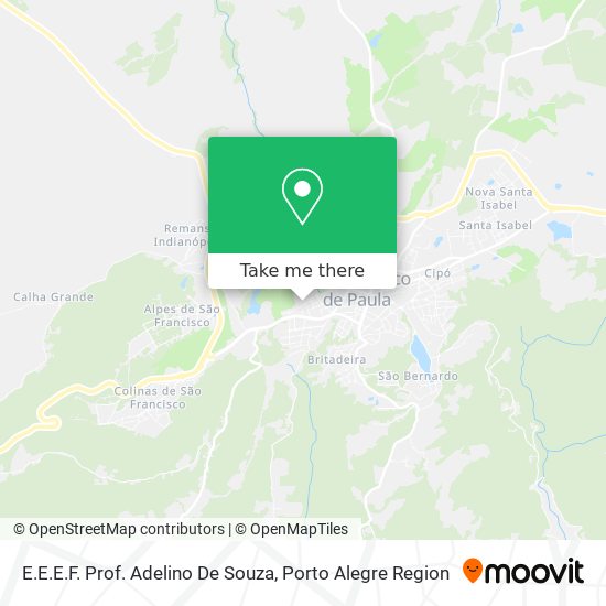 E.E.E.F. Prof. Adelino De Souza map