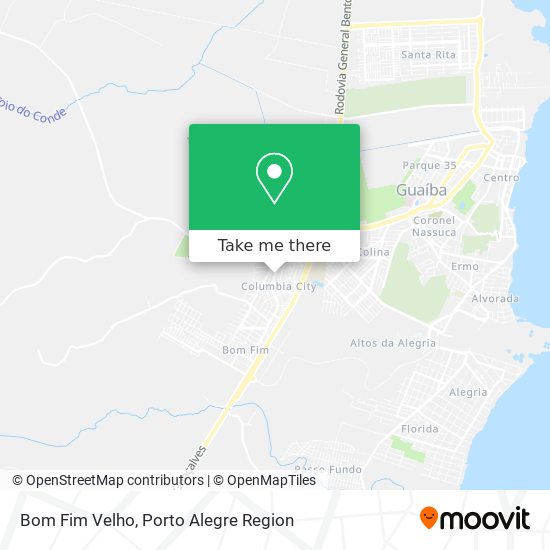 Mapa Bom Fim Velho