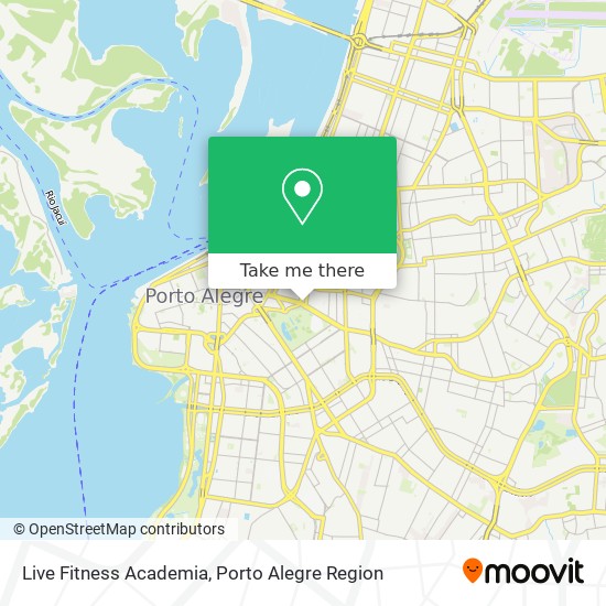 Live Fitness Academia map