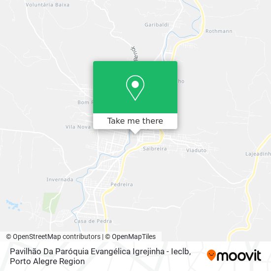 Pavilhão Da Paróquia Evangélica Igrejinha - Ieclb map