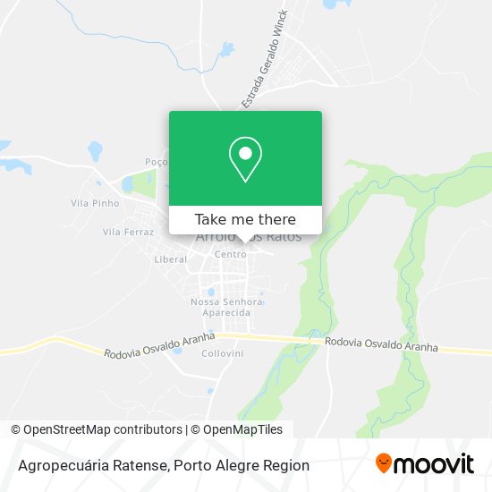 Agropecuária Ratense map