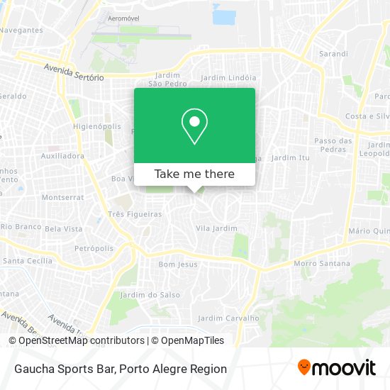 Gaucha Sports Bar map