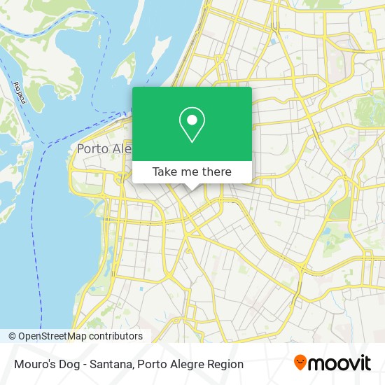Mouro's Dog - Santana map