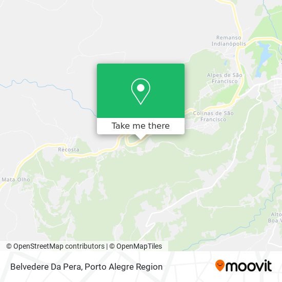 Mapa Belvedere Da Pera