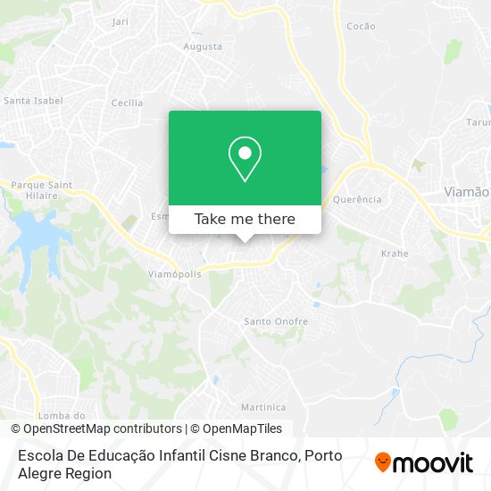 Mapa Escola De Educação Infantil Cisne Branco