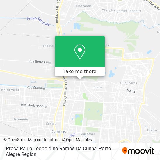 Praça Paulo Leopoldino Ramos Da Cunha map