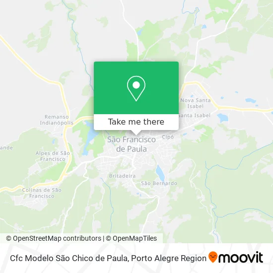 Cfc Modelo São Chico de Paula map