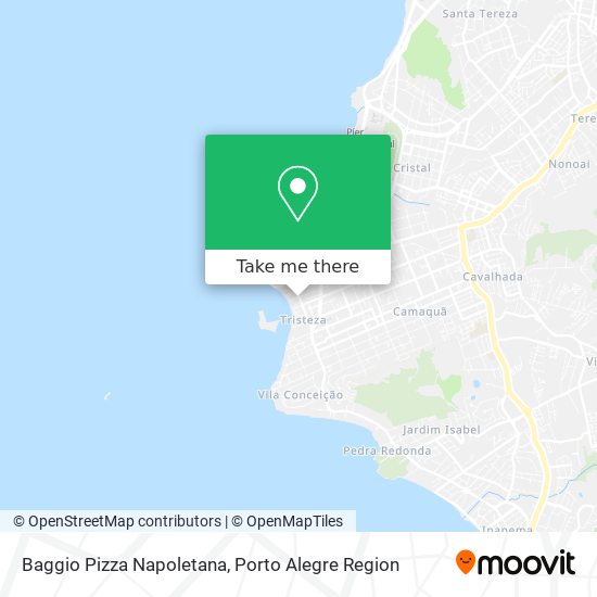 Baggio Pizza Napoletana map