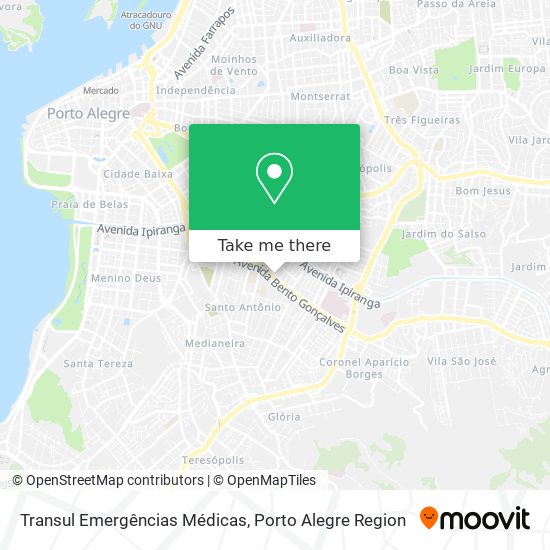 Transul Emergências Médicas map