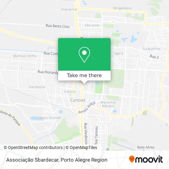 Associação Sbardecar map
