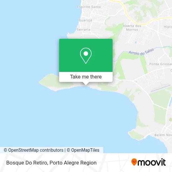 Bosque Do Retiro map